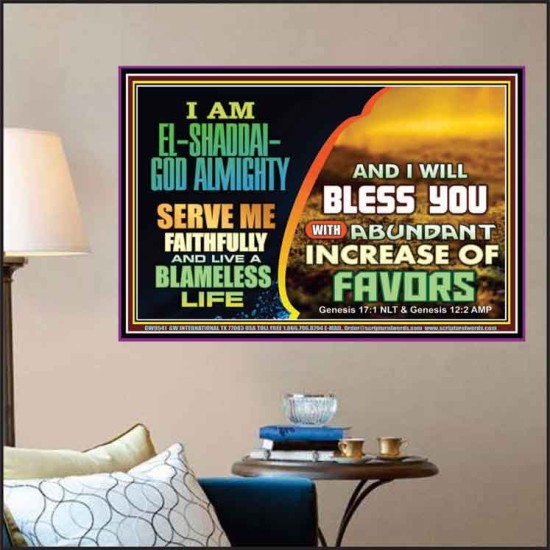 SERVE ME FAITHFULLY  Unique Power Bible Poster  GWPOSTER9541  