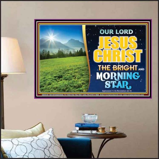 JESUS CHRIST THE BRIGHT AND MORNING STAR  Children Room Poster  GWPOSTER9546  