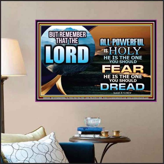 JEHOVAH LORD ALL POWERFUL IS HOLY  Righteous Living Christian Poster  GWPOSTER9568  