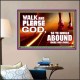 WALK AND PLEASE GOD  Scripture Art Poster  GWPOSTER9594  