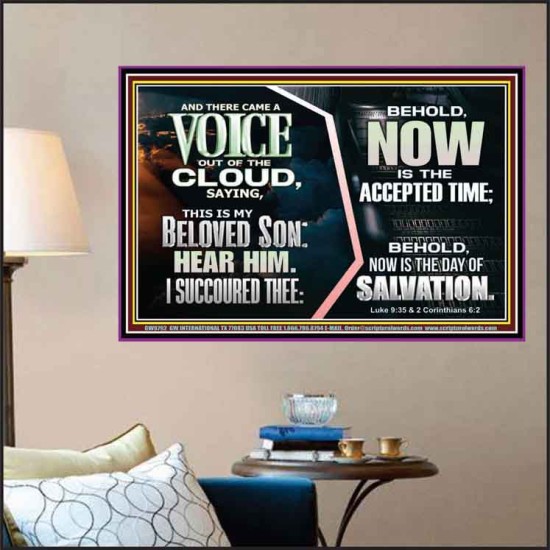 A VOICE OF OUT OF THE CLOUD  Business Motivation Décor Picture  GWPOSTER9792  