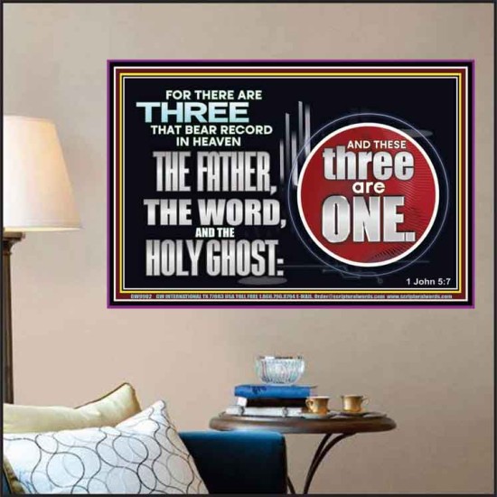 THE THREE THAT BEAR RECORD IN HEAVEN  Modern Wall Art  GWPOSTER9902  