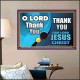 THANK YOU OUR LORD JESUS CHRIST  Custom Biblical Painting  GWPOSTER9907  