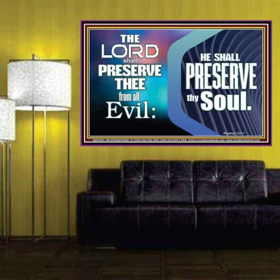 THY SOUL IS PRESERVED FROM ALL EVIL  Wall Décor  GWPOSTER10087  