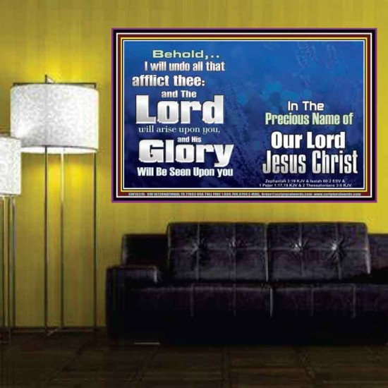 HIS GLORY SHALL BE SEEN UPON YOU  Custom Art and Wall Décor  GWPOSTER10315  