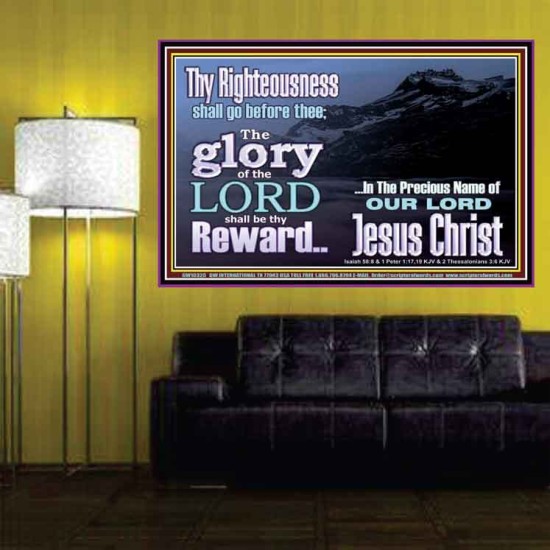THE GLORY OF THE LORD WILL BE UPON YOU  Custom Inspiration Scriptural Art Poster  GWPOSTER10320  