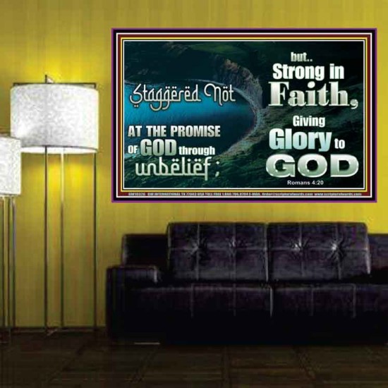 STAGGERED NOT AT THE PROMISE  Art & Décor Poster  GWPOSTER10326  
