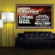 TURN FROM THESE VANITIES TO THE LIVING GOD JEHOVAH  Unique Scriptural Poster  GWPOSTER10363  