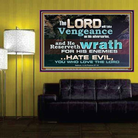 HATE EVIL YOU WHO LOVE THE LORD  Children Room Wall Poster  GWPOSTER10378  