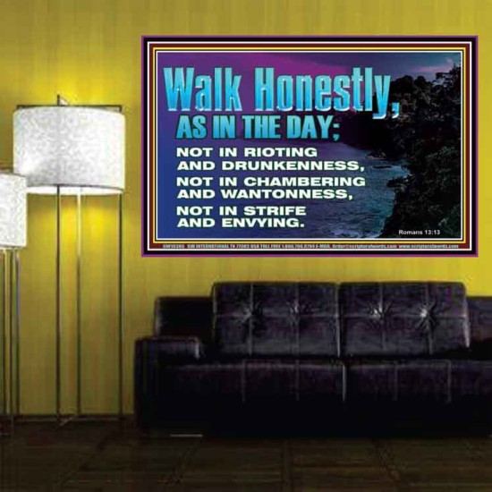 WALK HONESTLY ALL THE TIME  Eternal Power Picture  GWPOSTER10385  