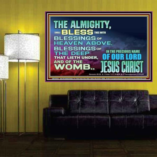 DO YOU WANT BLESSINGS OF THE DEEP  Christian Quote Poster  GWPOSTER10463  