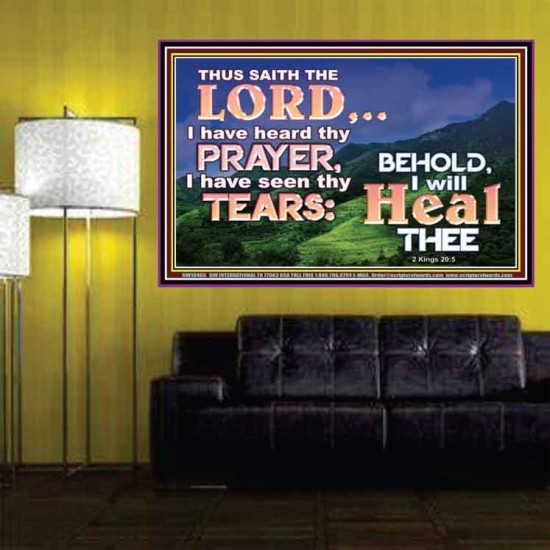 I HAVE SEEN THY TEARS I WILL HEAL THEE  Christian Paintings  GWPOSTER10465  