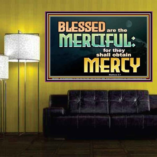 THE MERCIFUL SHALL OBTAIN MERCY  Religious Art  GWPOSTER10484  