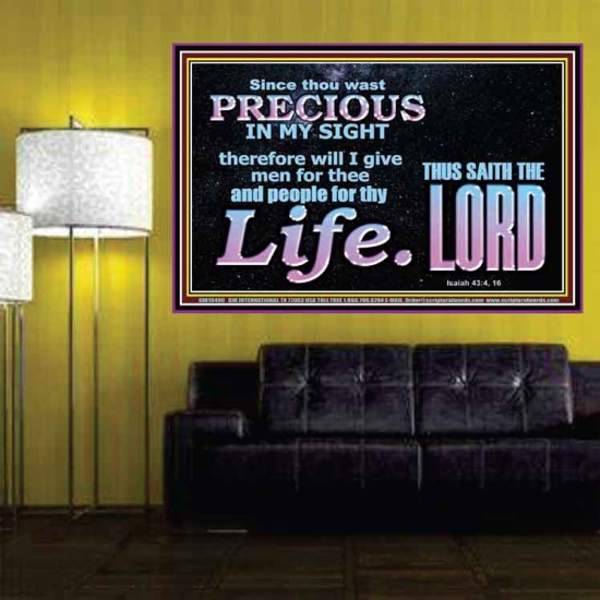 YOU ARE PRECIOUS IN THE SIGHT OF THE LIVING GOD  Modern Christian Wall Décor  GWPOSTER10490  