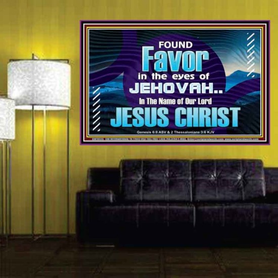 FOUND FAVOUR IN THE EYES OF JEHOVAH  Religious Art Poster  GWPOSTER10515  