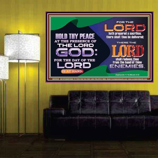 THE DAY OF THE LORD IS AT HAND  Church Picture  GWPOSTER10526  