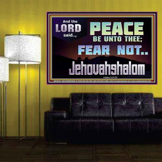 JEHOVAHSHALOM PEACE BE UNTO THEE  Christian Paintings  GWPOSTER10540  