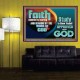 FAITH COMES BY HEARING THE WORD OF CHRIST  Christian Quote Poster  GWPOSTER10558  