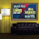 JEHOVAH NISSI IS THE LORD OUR GOD  Sanctuary Wall Poster  GWPOSTER10661  