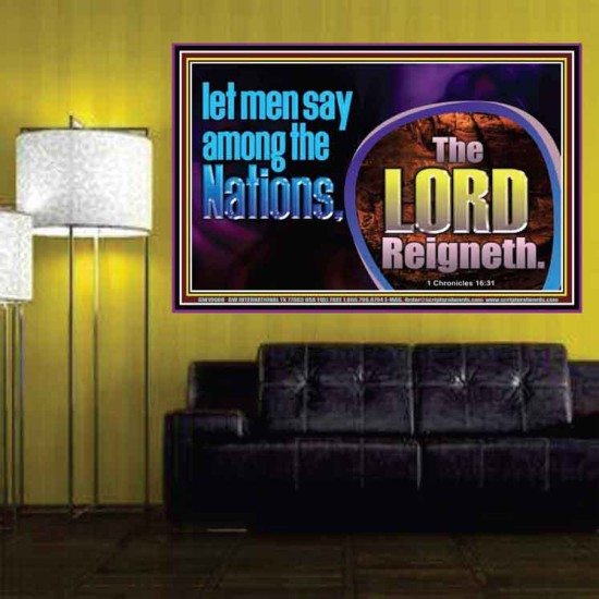 THE LORD REIGNETH FOREVER  Church Poster  GWPOSTER10668  