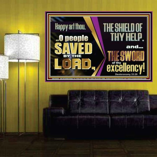 O PEOPLE SAVED BY THE LORD  Children Room Wall Poster  GWPOSTER10699  