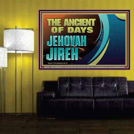 THE ANCIENT OF DAYS JEHOVAH JIREH  Scriptural Décor  GWPOSTER10732  