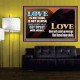 LOVE IS NOT RUDE AND IS NOT SELFISH  Sanctuary Wall Poster  GWPOSTER11760  