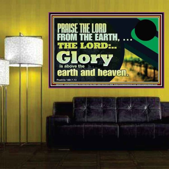 PRAISE THE LORD FROM THE EARTH  Children Room Wall Poster  GWPOSTER12033  