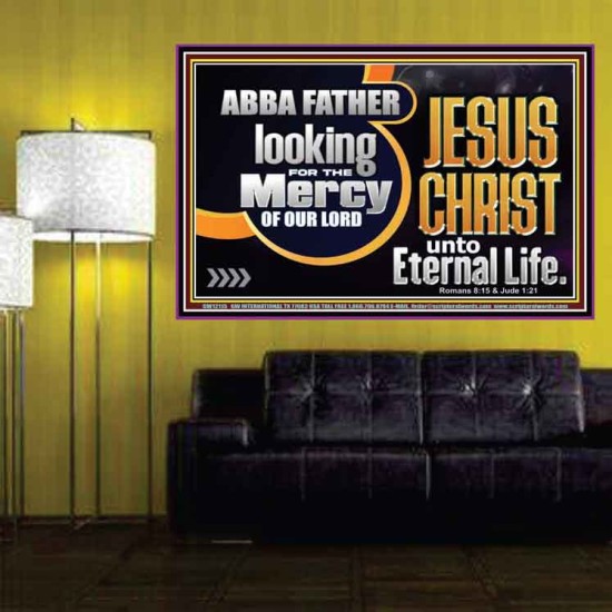 THE MERCY OF OUR LORD JESUS CHRIST UNTO ETERNAL LIFE  Décor Art Work  GWPOSTER12115  