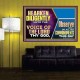 HEARKEN DILIGENTLY UNTO THE VOICE OF THE LORD THY GOD  Custom Wall Scriptural Art  GWPOSTER12126  