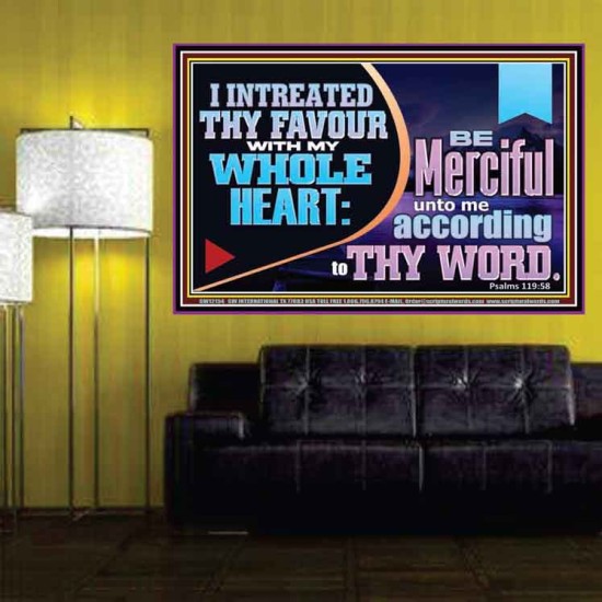 I INTREATED THY FAVOUR WITH MY WHOLE HEART  Art & Décor  GWPOSTER12154  