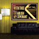 WITH THEE WILL I ESTABLISH MY COVENANT  Bible Verse Wall Art  GWPOSTER12953  