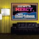 SHEW MERCY WITH CHEERFULNESS  Bible Scriptures on Forgiveness Poster  GWPOSTER12964  