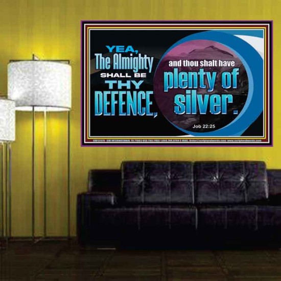 THE ALMIGHTY SHALL BE THY DEFENCE  Religious Art Poster  GWPOSTER12979  