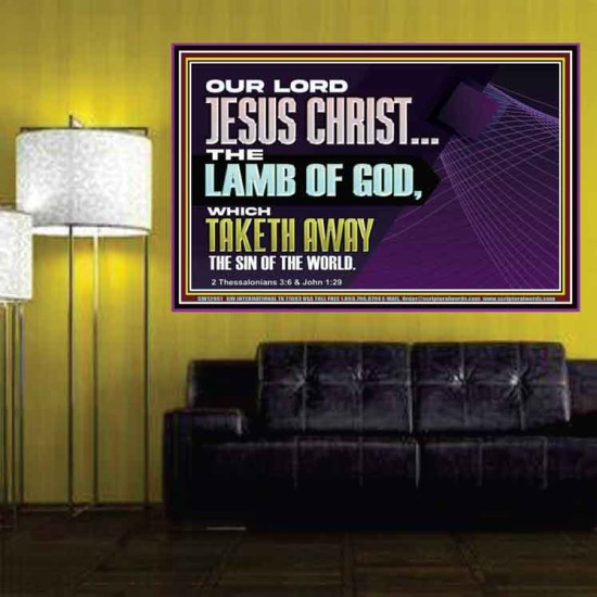 THE LAMB OF GOD WHICH TAKETH AWAY THE SIN OF THE WORLD  Children Room Wall Poster  GWPOSTER12991  