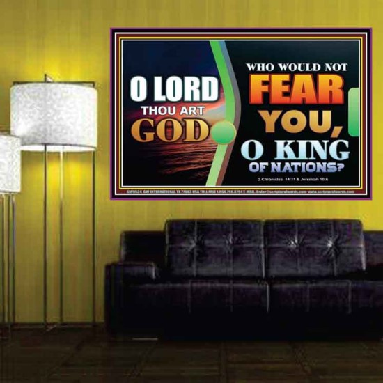 O KING OF NATIONS  Righteous Living Christian Poster  GWPOSTER9534  