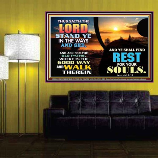 STAND YE IN THE WAYS OF JESUS CHRIST  Eternal Power Picture  GWPOSTER9560  