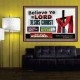 WHOSOEVER BELIEVETH ON HIM SHALL NOT BE ASHAMED  Contemporary Christian Wall Art  GWPOSTER9917  