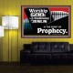 JESUS CHRIST THE SPIRIT OF PROPHESY  Encouraging Bible Verses Poster  GWPOSTER9952  