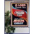 THANK YOU OUR LORD JESUS CHRIST  Sanctuary Wall Poster  GWPOSTER10016  "24X36"