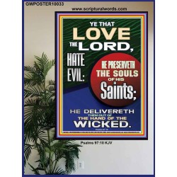 BE DELIVERED OUT OF THE HAND OF THE WICKED  Sanctuary Wall Poster  GWPOSTER10033  "24X36"