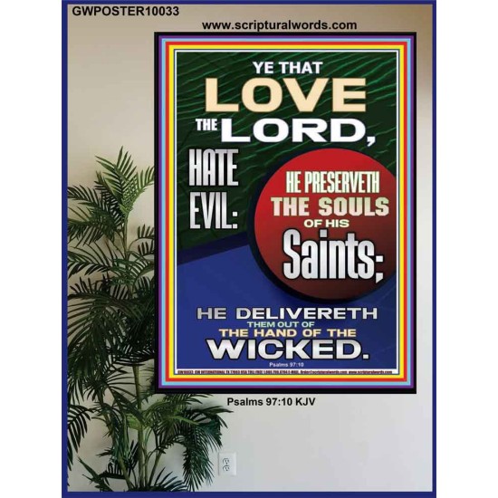BE DELIVERED OUT OF THE HAND OF THE WICKED  Sanctuary Wall Poster  GWPOSTER10033  