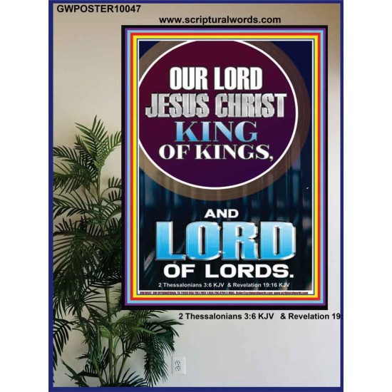 JESUS CHRIST - KING OF KINGS LORD OF LORDS   Bathroom Wall Art  GWPOSTER10047  