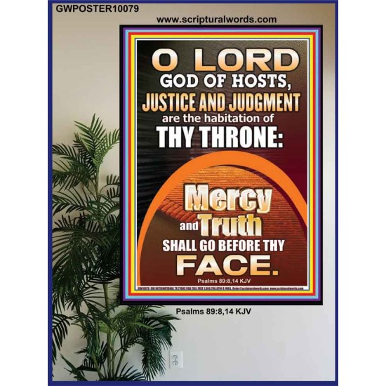 JUSTICE AND JUDGEMENT THE HABITATION OF YOUR THRONE O LORD  New Wall Décor  GWPOSTER10079  