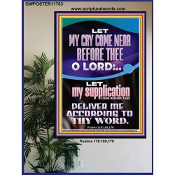 ABBA FATHER CONSIDER MY CRY AND SHEW ME YOUR TENDER MERCIES  Christian Quote Poster  GWPOSTER11783  "24X36"