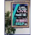 LET THY JUDGEMENTS HELP ME  Contemporary Christian Wall Art  GWPOSTER11786  "24X36"