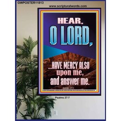 BECAUSE OF YOUR GREAT MERCIES PLEASE ANSWER US O LORD  Art & Wall Décor  GWPOSTER11813  "24X36"
