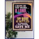 I AM THINE SAVE ME O LORD  Christian Quote Poster  GWPOSTER11822  