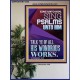 TALK YE OF ALL HIS WONDROUS WORKS  Custom Christian Artwork Poster  GWPOSTER11836  