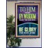 TO HIM THAT BY WISDOM MADE THE HEAVENS  Bible Verse for Home Poster  GWPOSTER11858  "24X36"